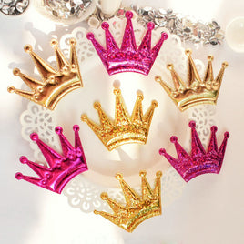 Wholesale Padded PVC Crown 3" Embellishment - U PICK