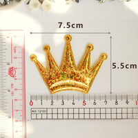 Wholesale 500pcs Padded PVC Crown 3" Embellishment - U PICK