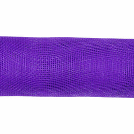 10 inch x 30 feet(10 Yards) Deco Poly Mesh Ribbon (No Metallic Foil) - Purple