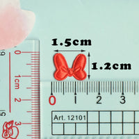 Wholesale 500pcs Padded Satin Mini Bow 15mm Embellishment - U PICK