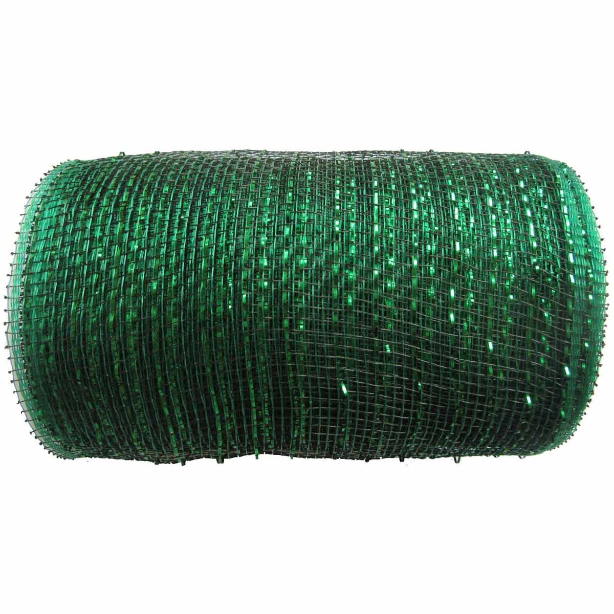 Set of 12 High Quality Metallic Brand New Deco Poly Mesh Ribbon: 10 Inches x 10 Yards (30 Feet) - Starter Set of Mesh - Mesh Kit Solid outlet Color