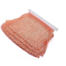 10Y 6" Wide Tassel Curtian Fringe Trim - Peach