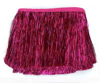 10 Yards Tinsel Fringe Trim 6” Wide (30 colors)-U PICK