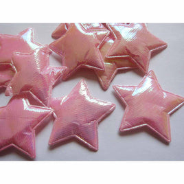 120 Padded Shinny 1.75" Star-Pink