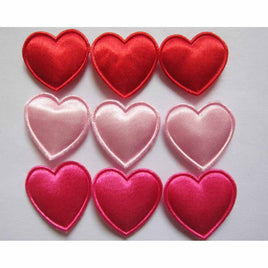 150 Satin Heart 7/8''-3 Colors