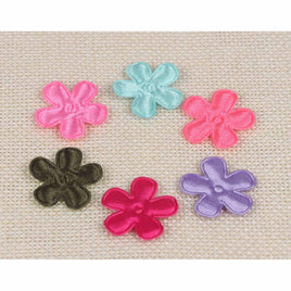 120 Satin Flower 22mm-6 Colors