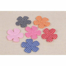 60 Gingham Flower 2"-6 Colors