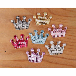 70 Sequin Crown 1.5"-7 Colors