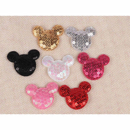 70 Padded Mouse Head w/Sequin 1.5"-7 Colors