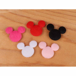 100 Furry Mouse Head 1.25"-5 Colors