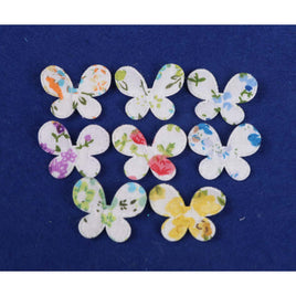 160 Padded Floral Butterfly 1" - 8 Colors