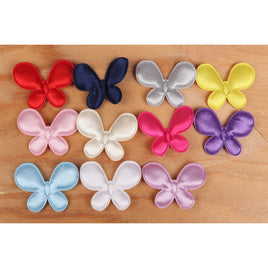 110 Padded Satin Butterfly 1.75"-11 Colors