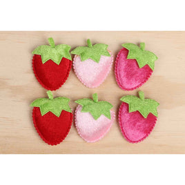 30 Padded Velvet Strawberry 1.25"-3 Colors