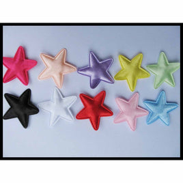 100pcs Satin Star 1" -10 Colors