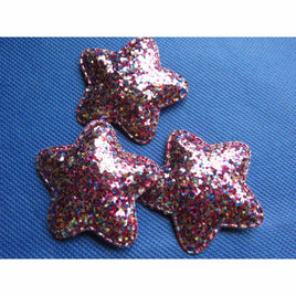 20 Glitter Star 2" Colorful