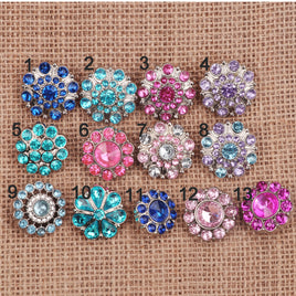 100pcs Rhinestone Button 25mm-u pick