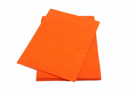 12 Stiff Felt Sheets 2mm 9 Inch X 12 Inch - Orange