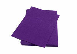 12 Stiff Felt Sheets 2mm 9 Inch X 12 Inch - Purple