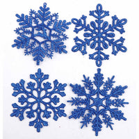 32pcs Glitter Snowflake Ornament 4 Inch for Christmas Tree Decoration-U Pick