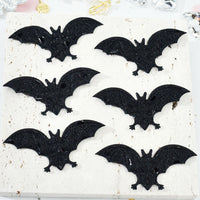 Wholesale Padded Bat 2" Halloween Embellishment - Black