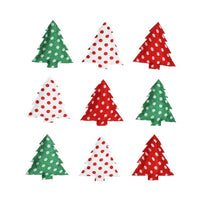 Wholesale Padded Satin Dots Tree 1" Embellishment - U PICK