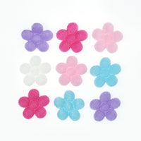 Wholesale 500pcs Padded Furry Flower 7/8" Embellishment - U PICK