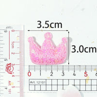 Wholesale Padded Sequin Crown 1 3/8" Embellishment - U PICK