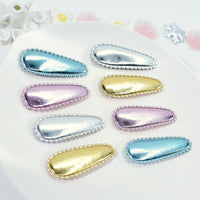 Wholesale Padded PVC Hair Clip Cover 45mm Embellishment - U PICK