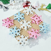 Wholesale Padded Snowflake 1.5" Embellishment - U PICK