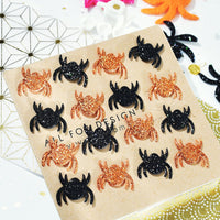 Wholesale Padded Glitter Spider 3/4" Embellishment - U PICK