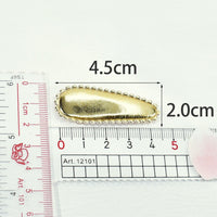 Wholesale Padded PVC Hair Clip Cover 45mm Embellishment - U PICK