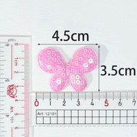 Wholesale Padded Sequin Butterfly 1.75" Embellishment - U PICK