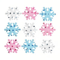 Wholesale Padded Snowflake 1.5" Embellishment - U PICK