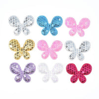 Wholesale Padded Sequin Butterfly 1.75" Embellishment - U PICK