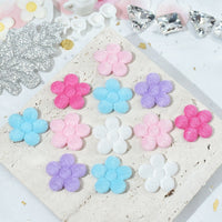 Wholesale 500pcs Padded Furry Flower 7/8" Embellishment - U PICK