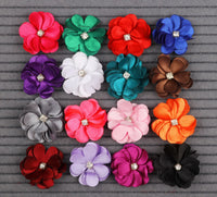 Handmade Sewn Satin Flower Fabric Flower