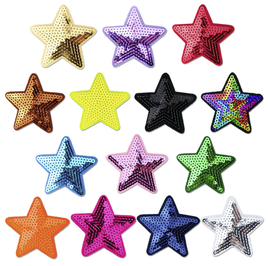 Wholesale Star Sequin Patch Iron On Patches