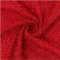 Sparkling Lightweight Tinsel Lurex Fabric by The Yard Stretch 59" Wide Tablecloth Party Christmas Decoration-U Pick