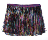 10 Yards Tinsel Fringe Trim 4” Wide (30 colors)-U PICK