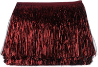 5 Yards Tinsel Fringe Trim 8” Wide (30 colors)-U PICK