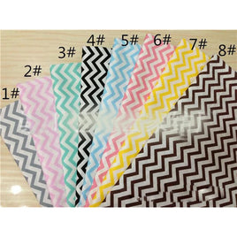 YYCRAFT Chevron Cotton Fabric By the Yard-U Pick