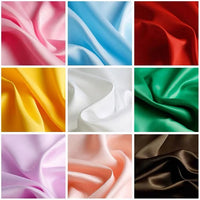 YYCRAFT Matte Satin Fabric By the Yard-U PICK