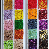 Sequin Velvet Fabric by the yard 65 Colors U PICK 5mm Sequins Velvet 2-way Stretch 58/60”