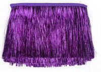 10 Yards Tinsel Fringe Trim 4” Wide (30 colors)-U PICK