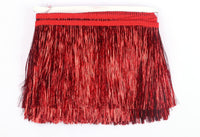 10 Yards Tinsel Fringe Trim 6” Wide (30 colors)-U PICK