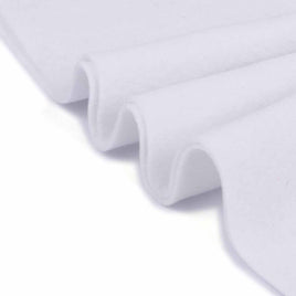 1 Yard  Soft Felt Fabric by The Yard - White